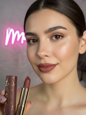 LAST ONE - NEW Click Bullet Nude Matte Lipstick by Romantic Beauty #20